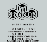 Boxxle II screenshot 5 for GameBoy